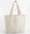 W804 Westford Mill EarthAware® Organic Varsity Shopper Natural colour image